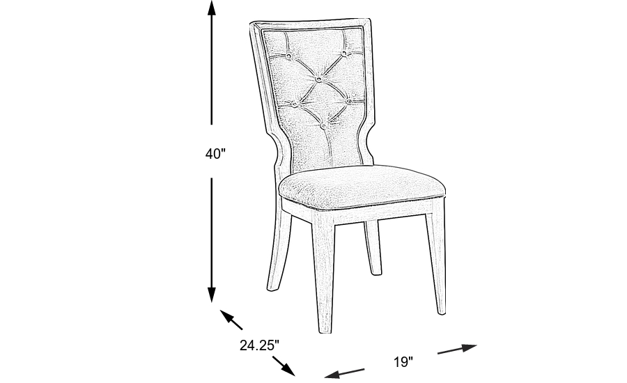 Dimension Image. Please refer to the Dimension Tab on this page for dimension details.