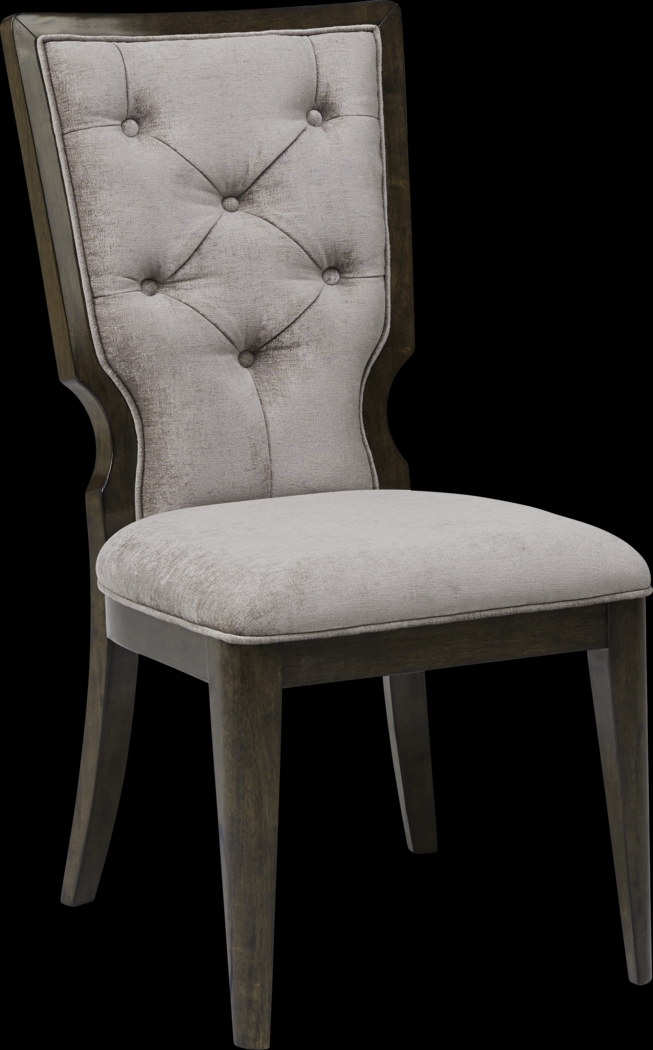 Cindy Crawford Home Chateau Brown Side Chair - Thumbnail - Image 1