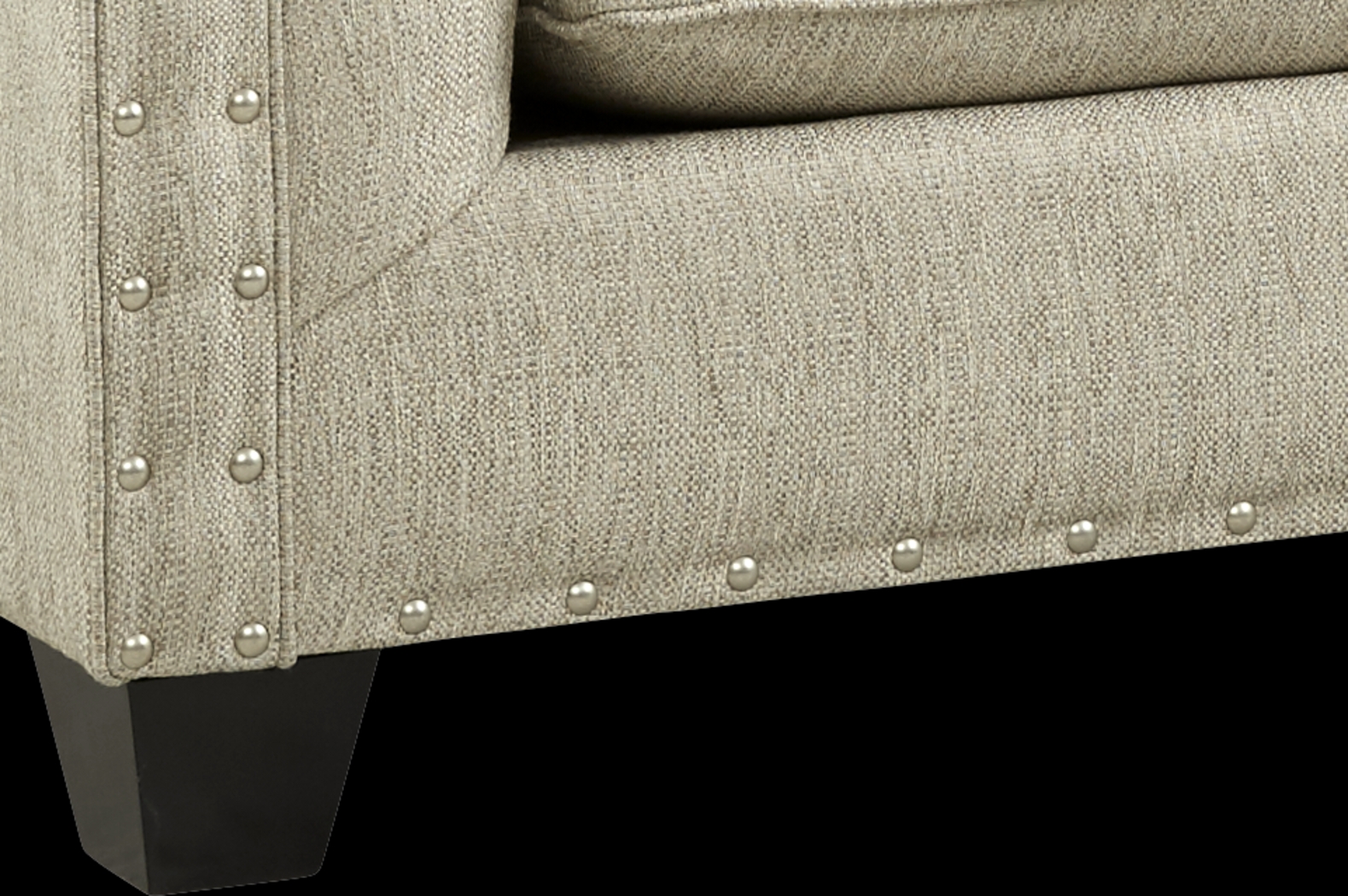 Cindy Crawford Home Chelsea Hills Beige Chair - Thumbnail - Image 2