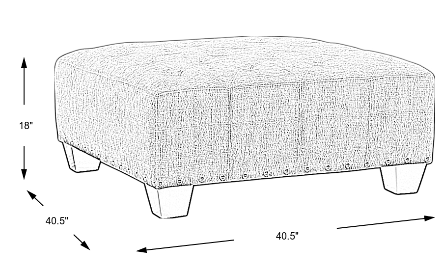 Dimension Image. Please refer to the Dimension Tab on this page for dimension details.