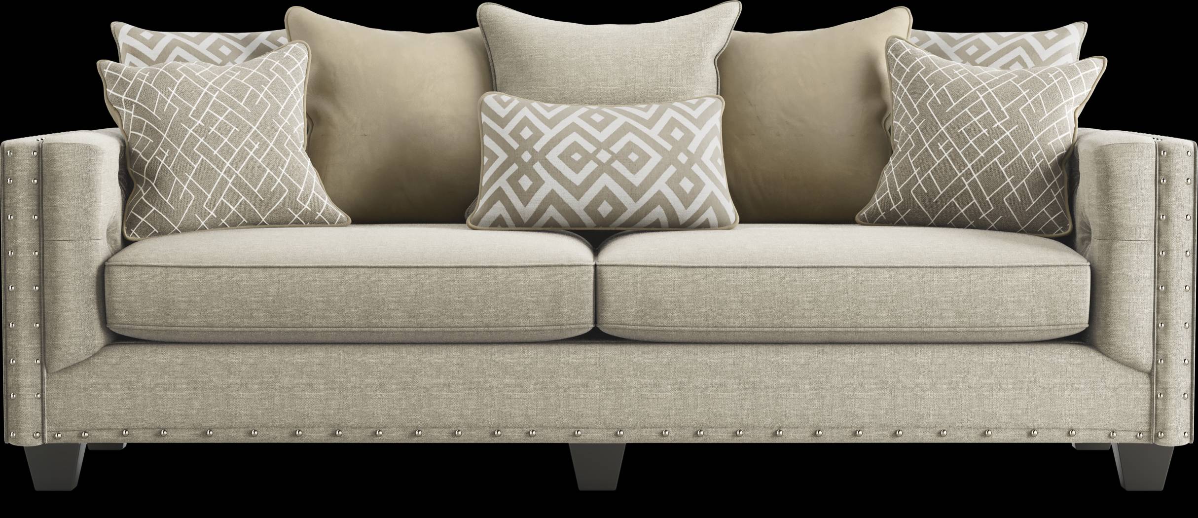 Cindy Crawford Home Chelsea Hills Beige 7 Pc Living Room - Thumbnail - Image 2