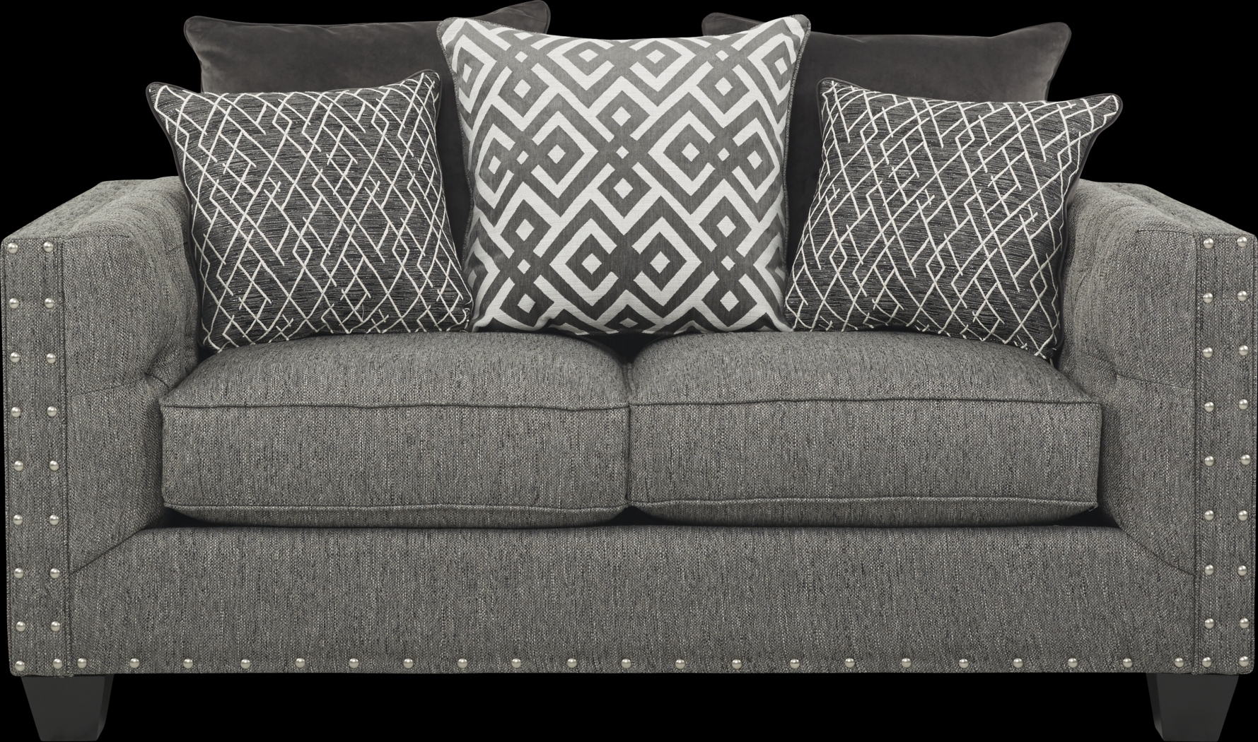 Cindy Crawford Home Chelsea Hills Gray 8 Pc Living Room - Thumbnail - Image 5