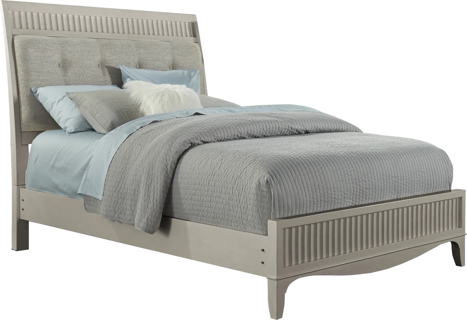 Cindy Crawford Home Clarendon Heights Gray 7 Pc King Panel Bedroom - Thumbnail - Image 2