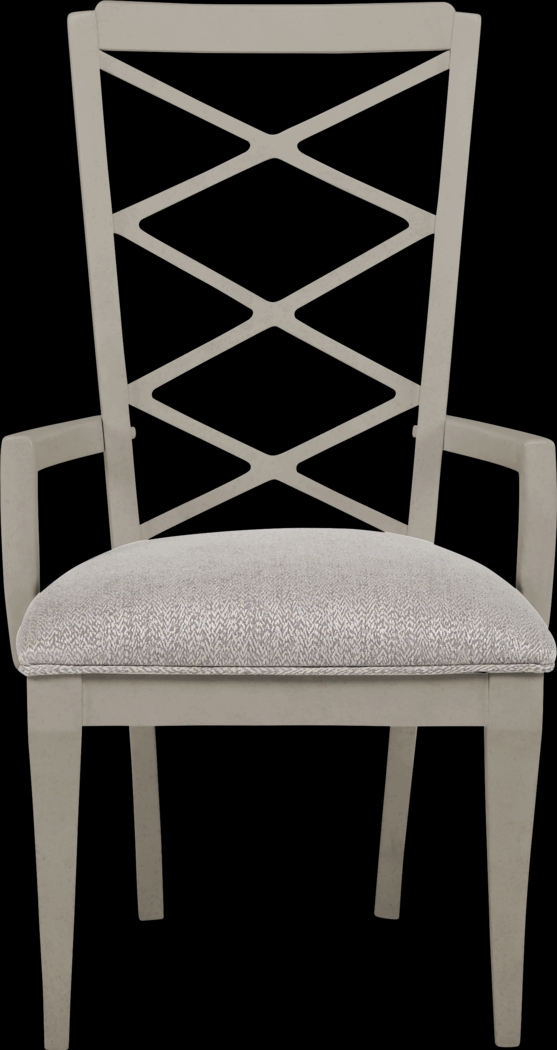 Cindy Crawford Home Clarendon Heights Gray Arm Chair - Thumbnail - Image 2