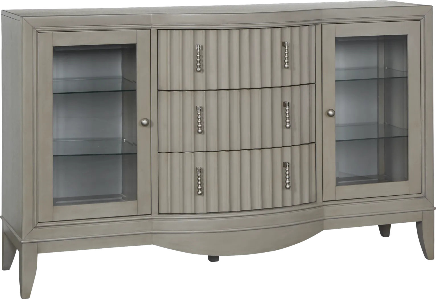 Cindy Crawford Home Clarendon Heights Gray Server - Thumbnail - Image 1