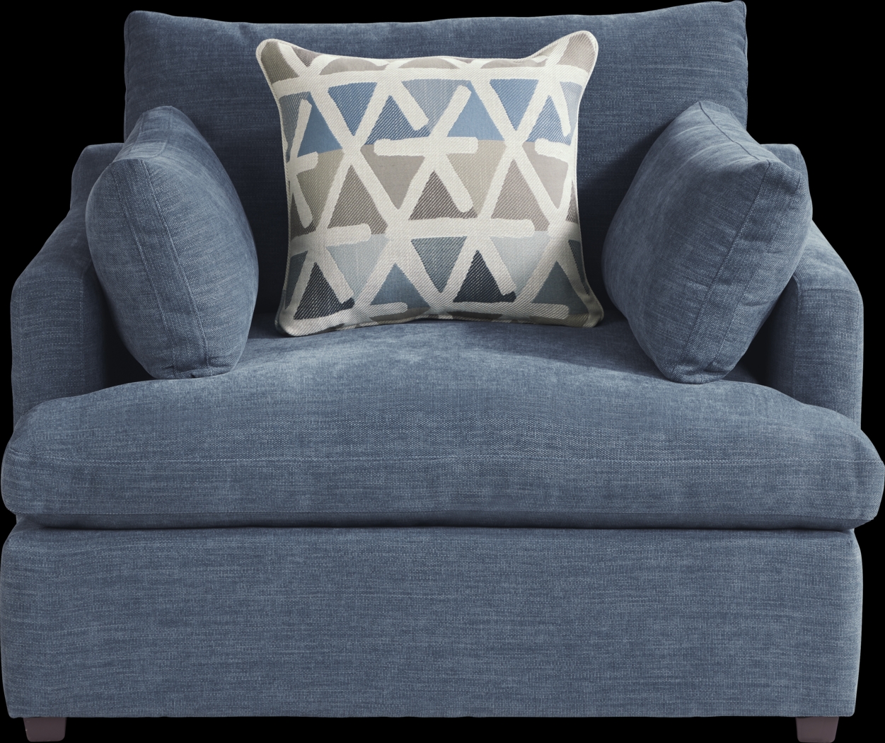 Cindy Crawford Home Emerson Park Denim 7 Pc Living Room - Thumbnail - Image 6