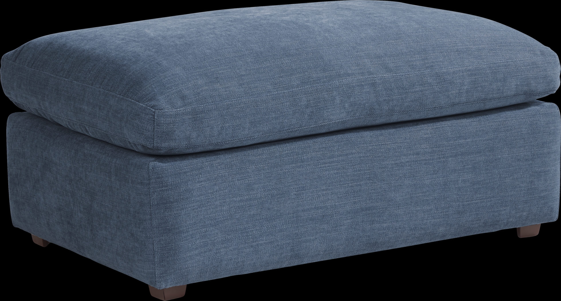 Emerson Park Denim Ottoman - Thumbnail - Image 1