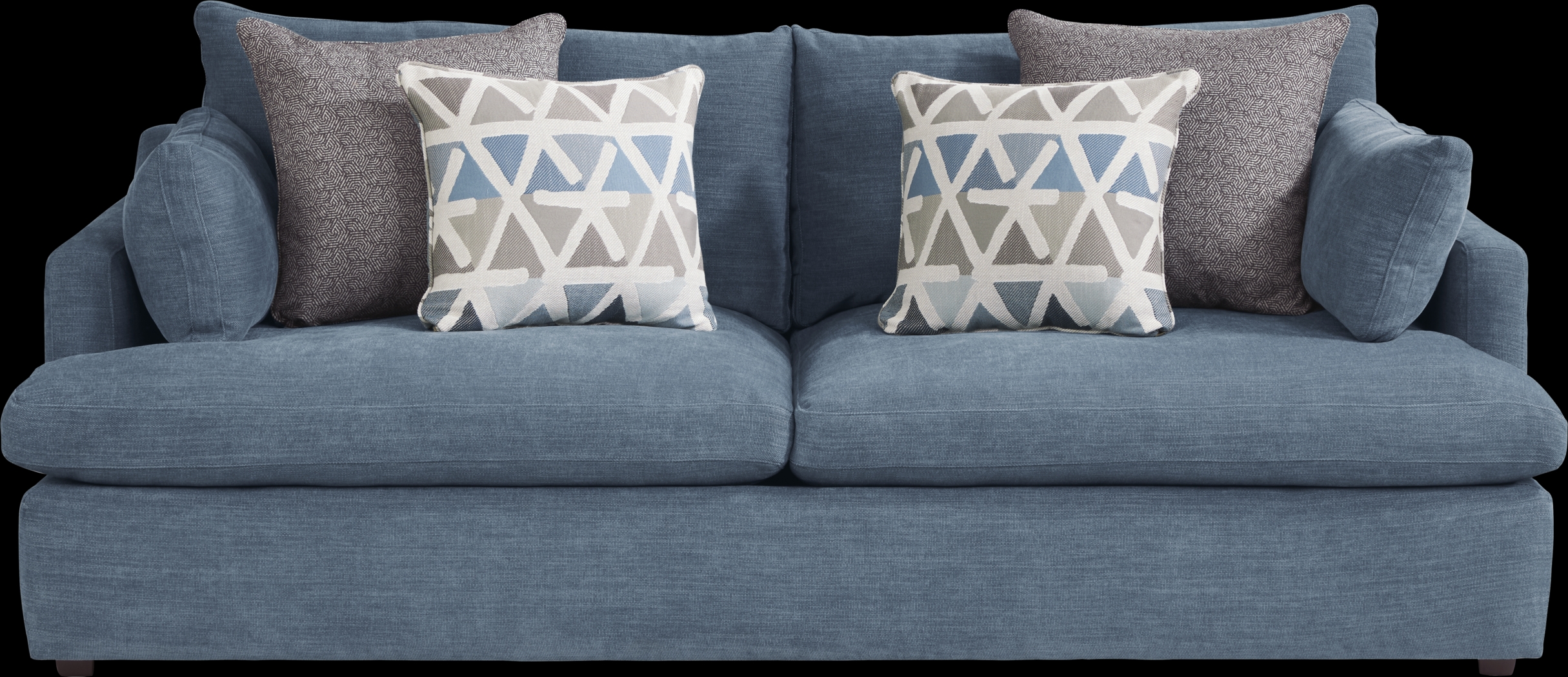 Cindy Crawford Home Emerson Park Denim 7 Pc Living Room - Thumbnail - Image 2