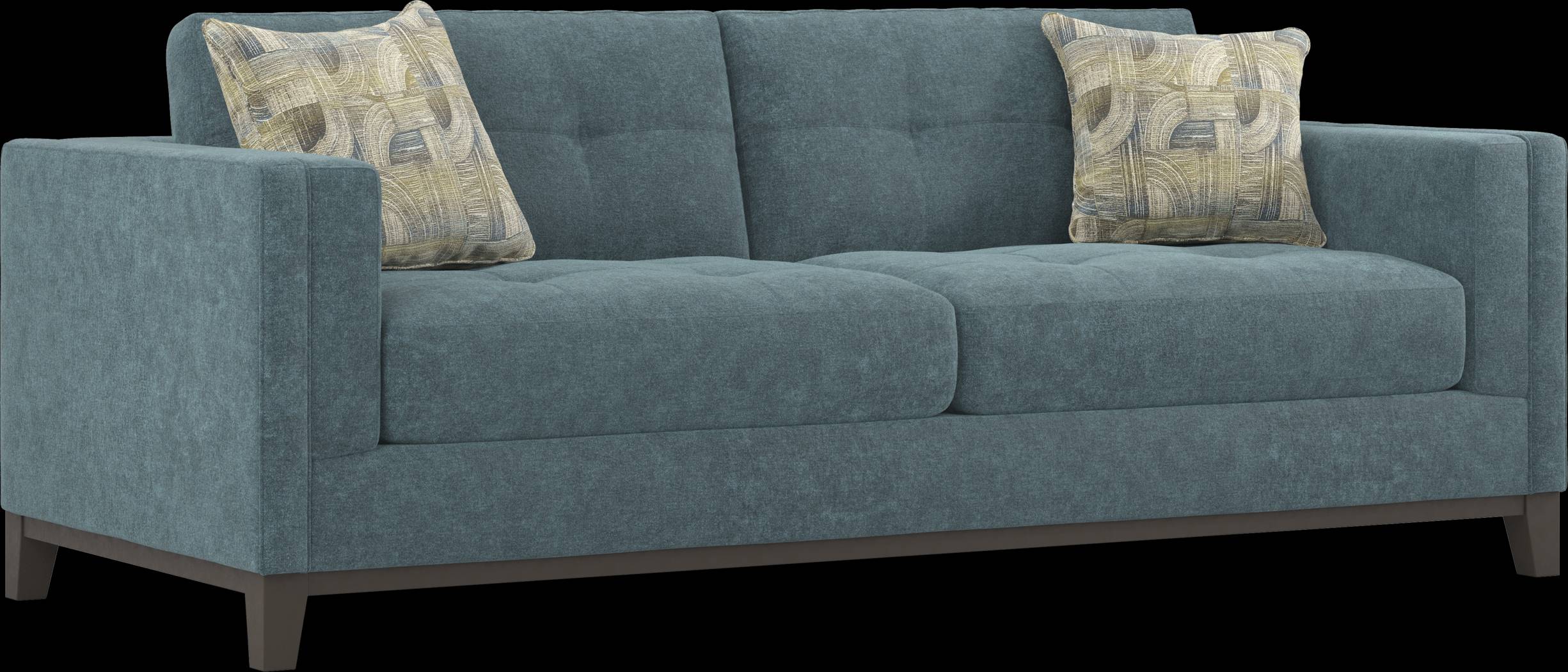 Cindy Crawford Home Everleigh Place Lagoon 7 Pc Living Room with Sleeper Sofa - Thumbnail - Image 4