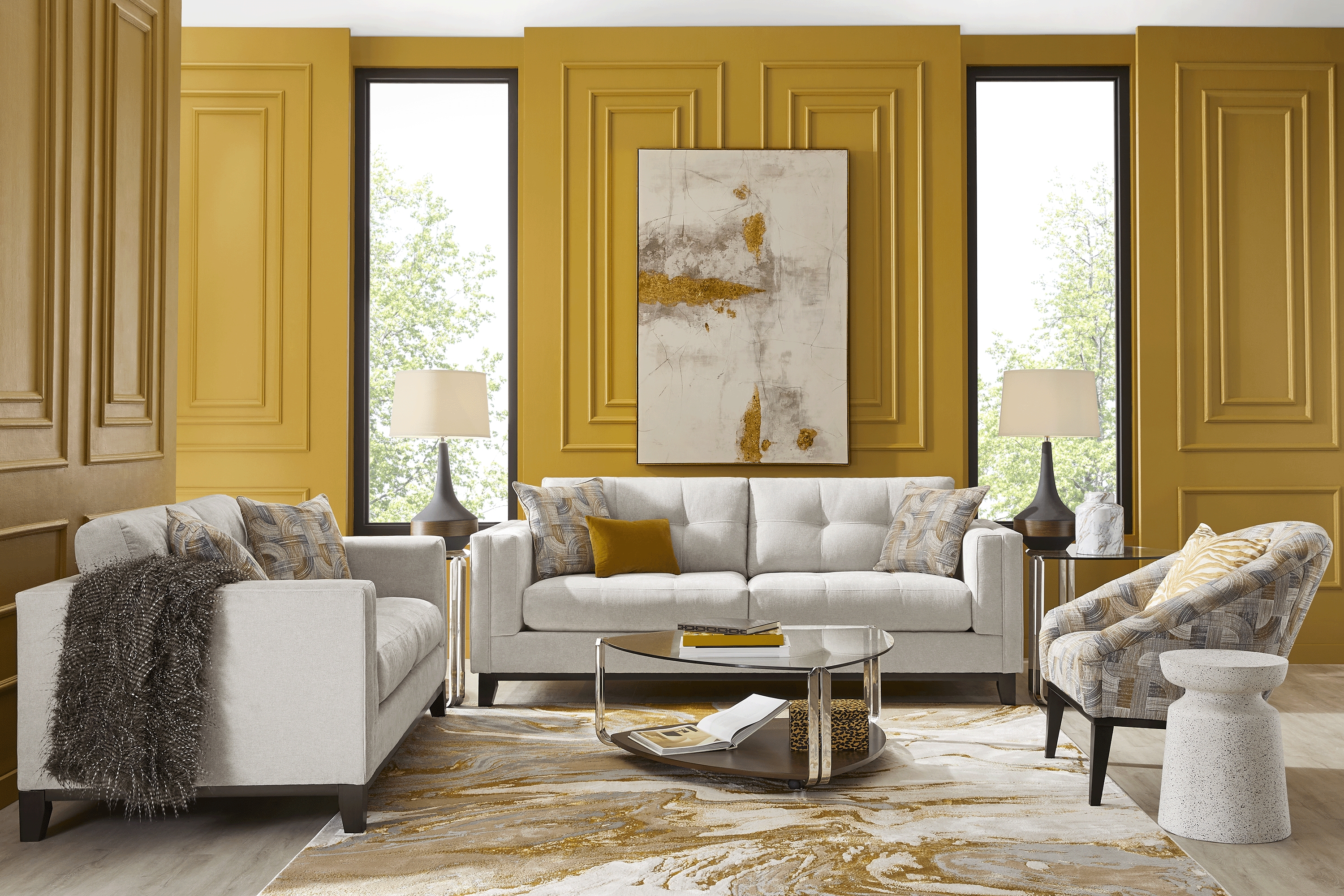 Everleigh Place Oyster 8 Pc Living Room - Thumbnail - Image 1