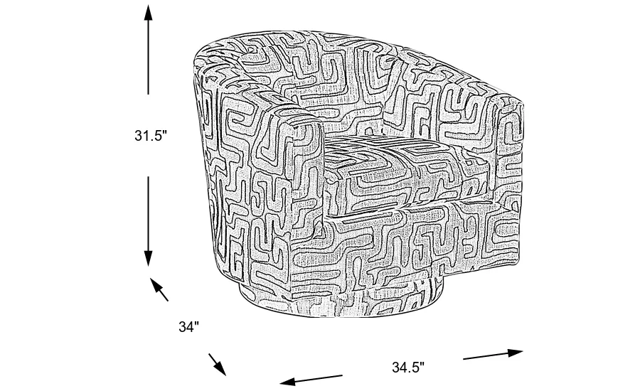 Dimension Image. Please refer to the Dimension Tab on this page for dimension details.