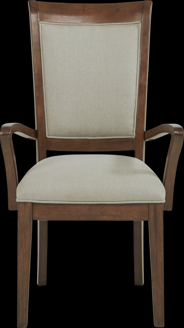 Cindy Crawford Home Golden Isles Brown Arm Chair - Thumbnail - Image 3