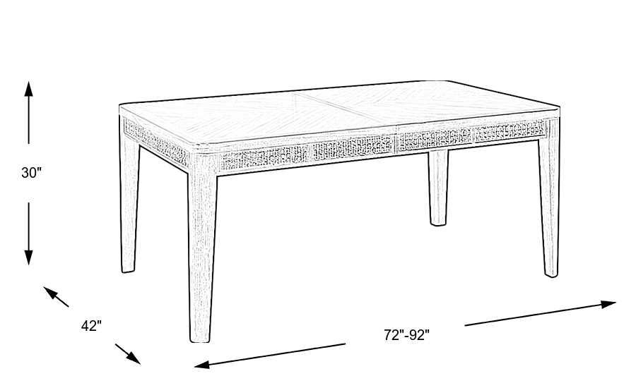 Dimension Image. Please refer to the Dimension Tab on this page for dimension details.