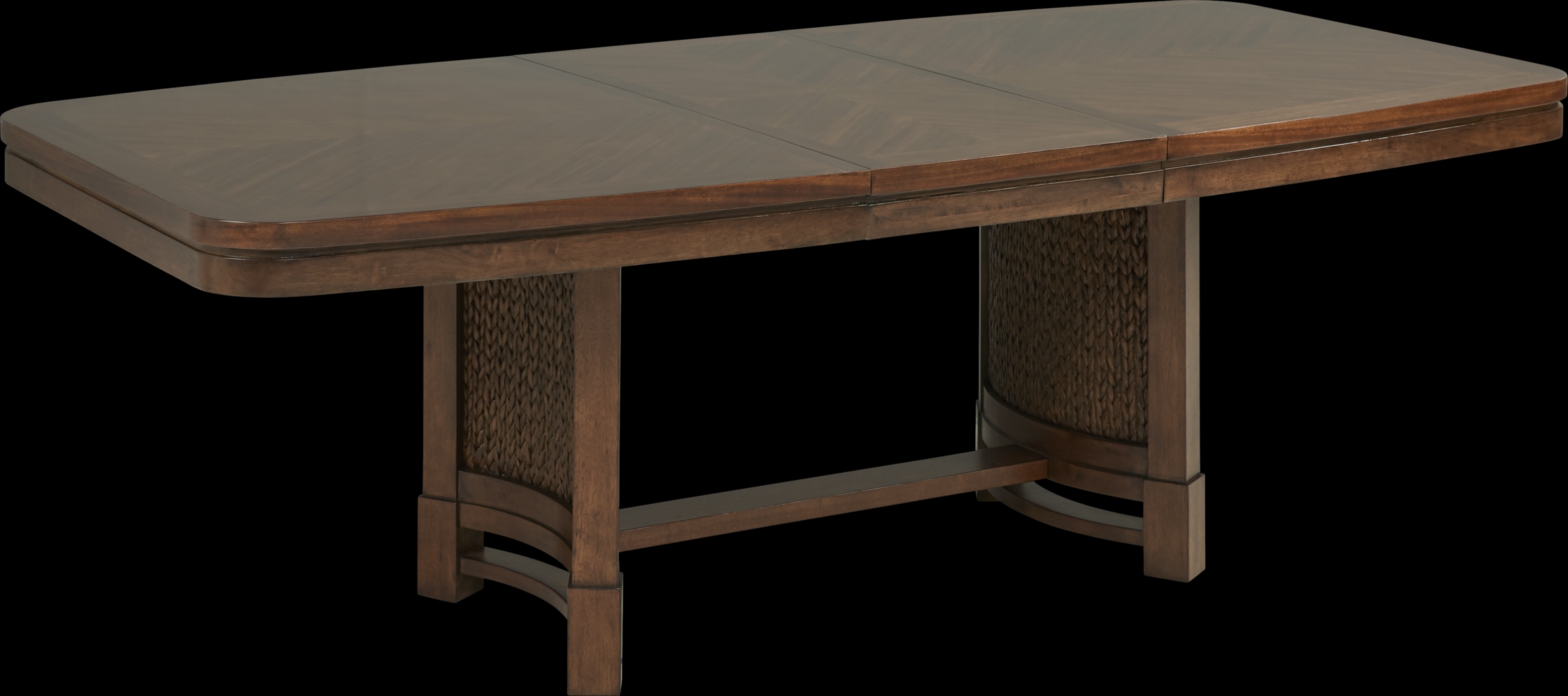 Cindy Crawford Home Golden Isles Brown 5 Pc Rectangle Trestle Dining Room - Thumbnail - Image 4