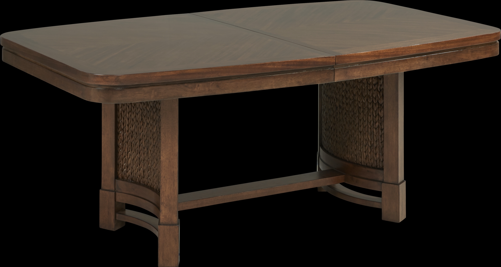 Cindy Crawford Home Golden Isles Brown 5 Pc Rectangle Trestle Dining Room - Thumbnail - Image 3