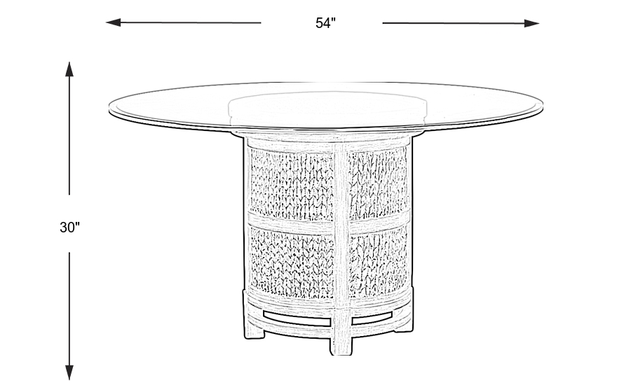 Dimension Image. Please refer to the Dimension Tab on this page for dimension details.