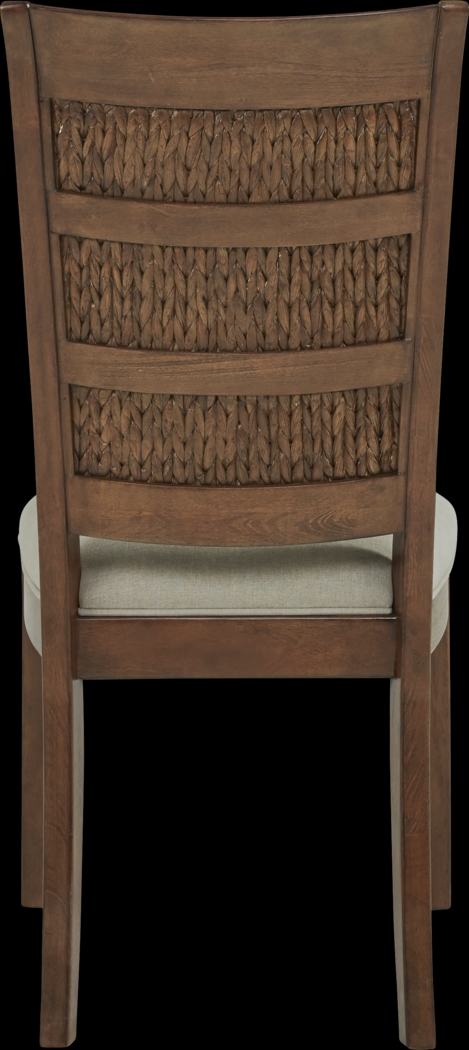 Cindy Crawford Home Golden Isles Brown Side Chair - Thumbnail - Image 2