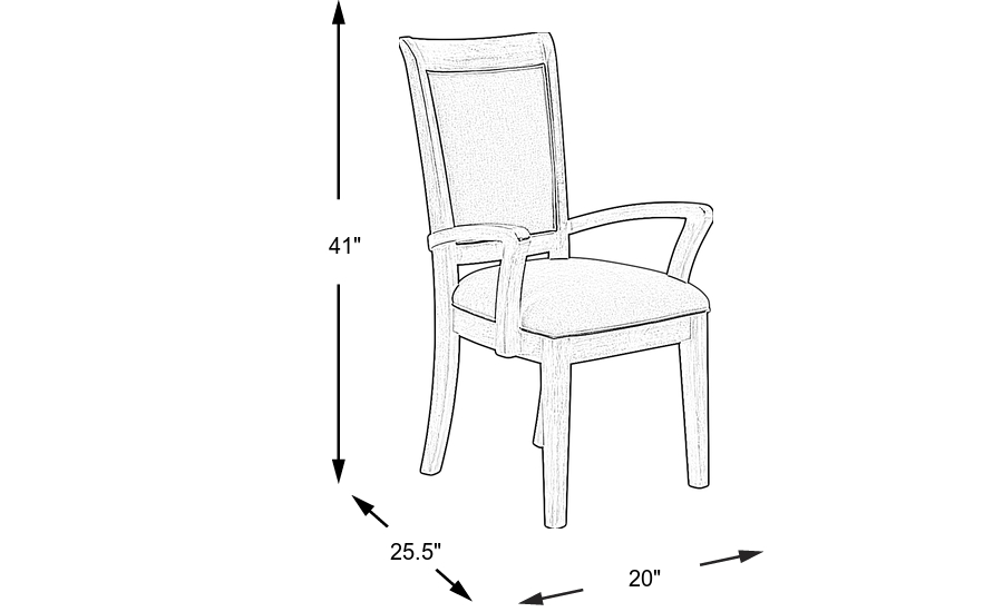 Dimension Image. Please refer to the Dimension Tab on this page for dimension details.
