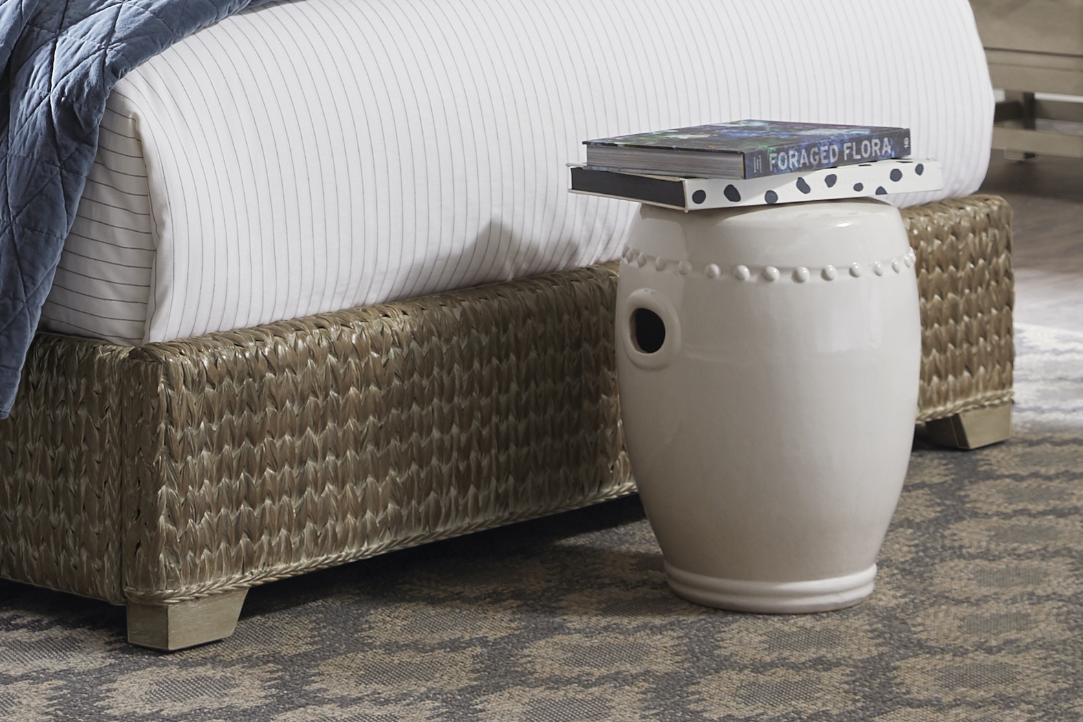 Golden Isles Gray 7 Pc King Woven Bedroom - Thumbnail - Image 4