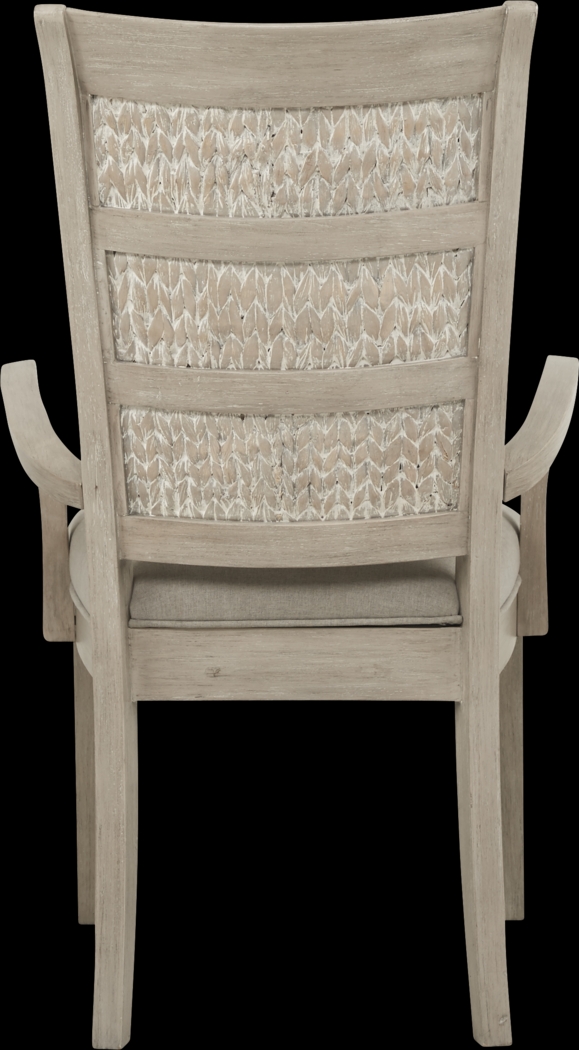 Cindy Crawford Home Golden Isles Gray Arm Chair - Thumbnail - Image 2