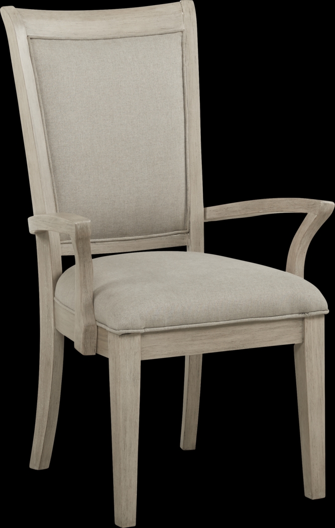Cindy Crawford Home Golden Isles Gray Arm Chair - Thumbnail - Image 1