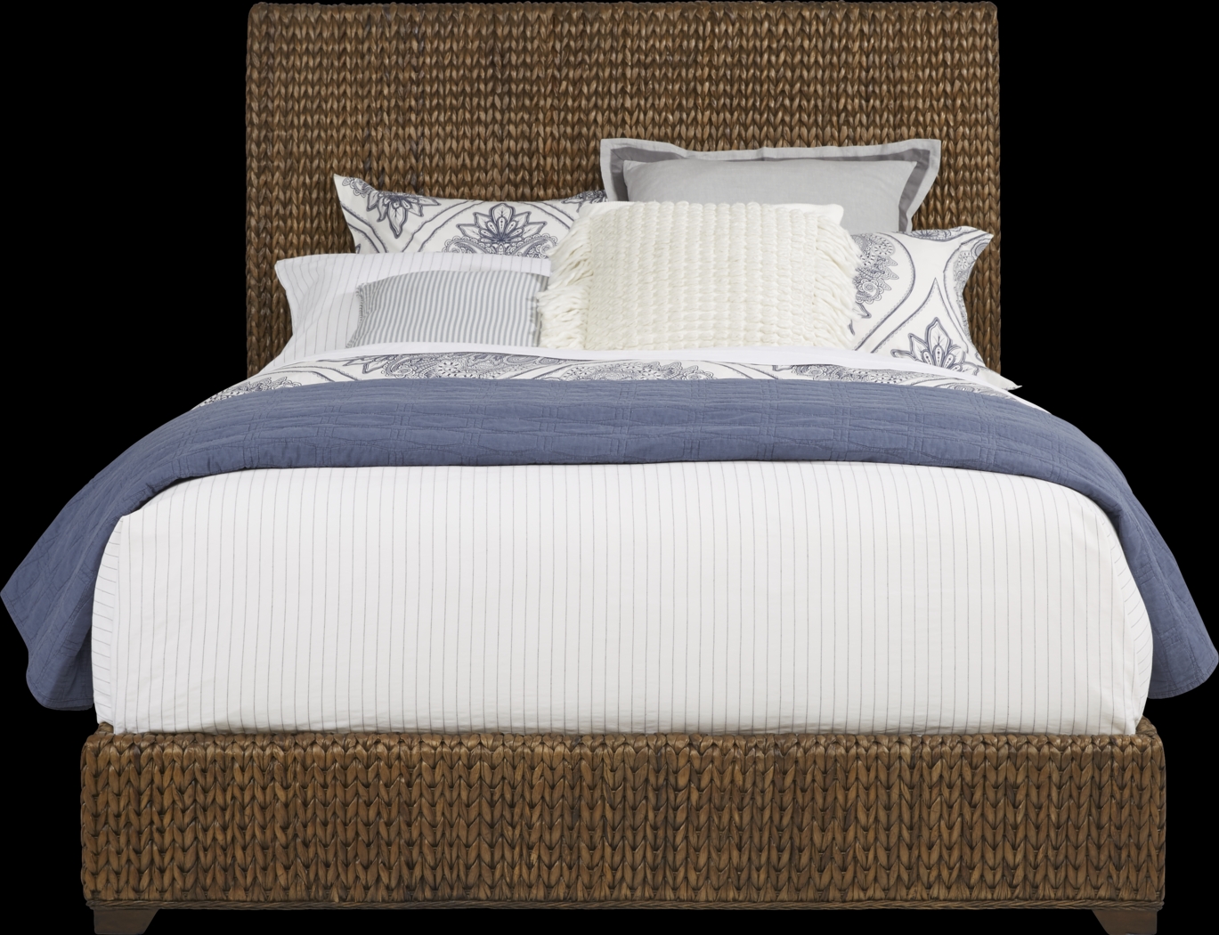 Cindy Crawford Home Golden Isles Tobacco 3 Pc King Woven Bed - Thumbnail - Image 2