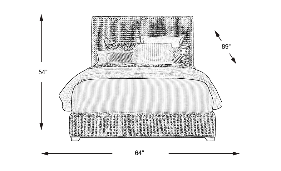 Dimension Image. Please refer to the Dimension Tab on this page for dimension details.