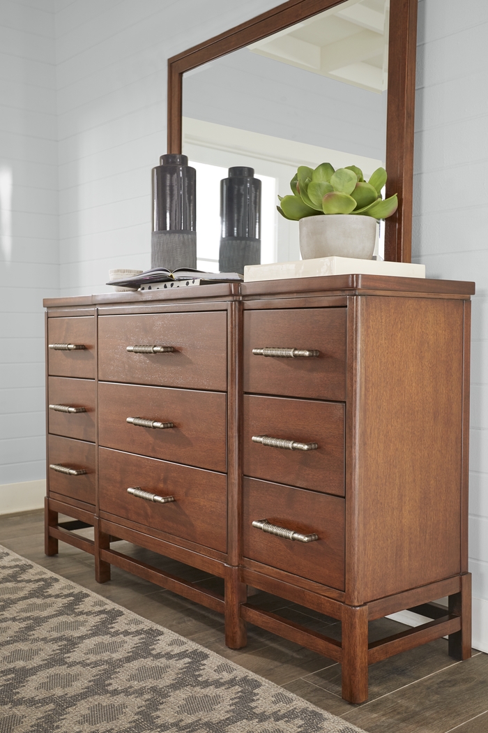 Cindy Crawford Home Golden Isles Tobacco Dresser - Thumbnail - Image 2