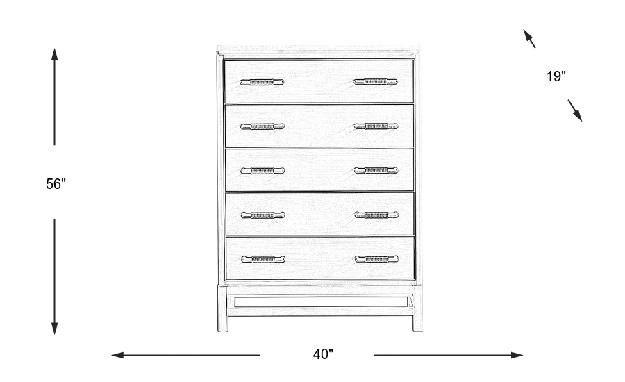 Dimension Image. Please refer to the Dimension Tab on this page for dimension details.