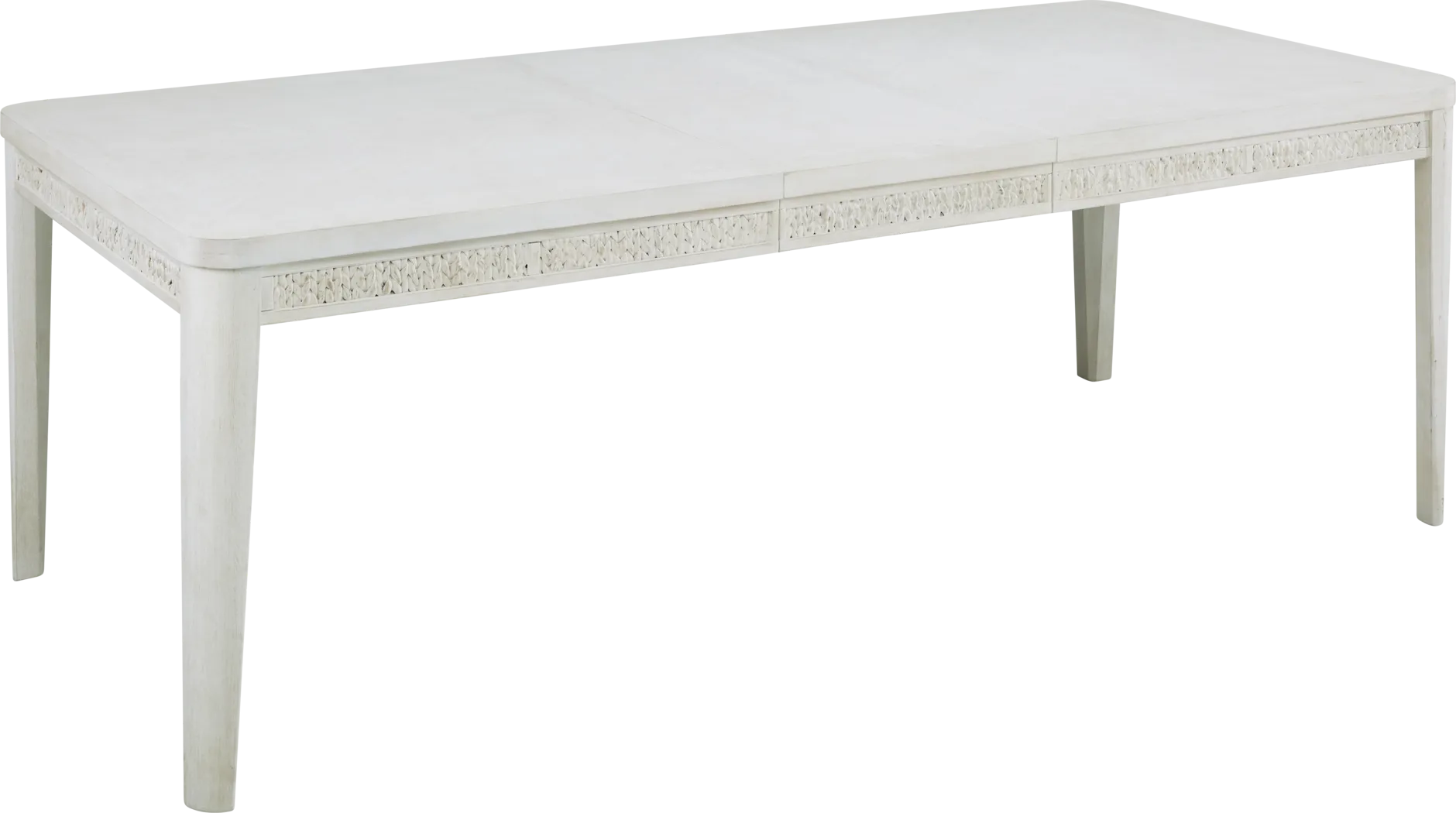 Cindy Crawford Home Golden Isles White Rectangle Dining Table - Thumbnail - Image 2