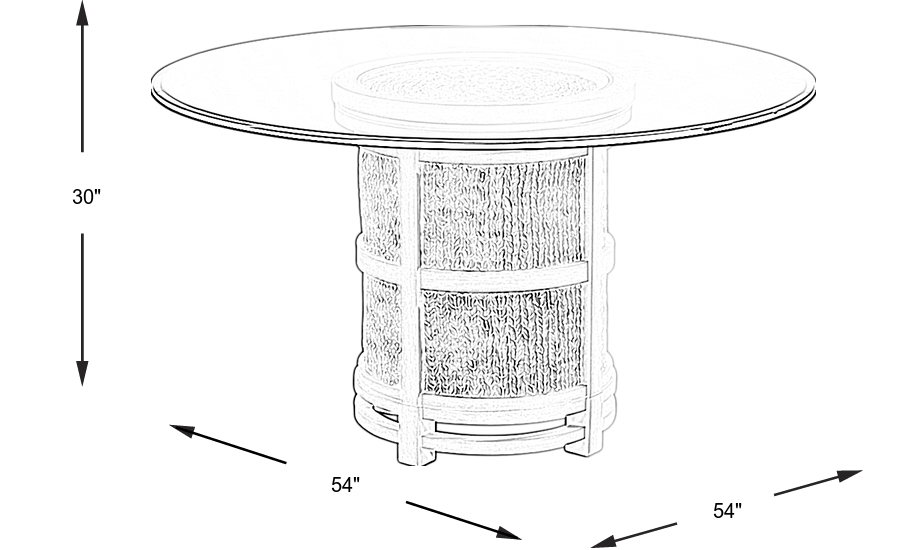 Dimension Image. Please refer to the Dimension Tab on this page for dimension details.