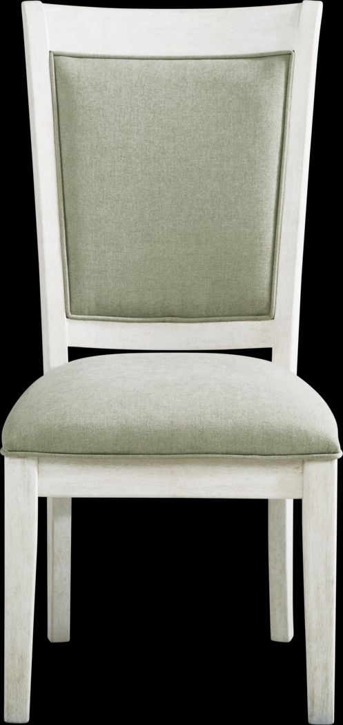 Cindy Crawford Home Golden Isles White Side Chair - Thumbnail - Image 2