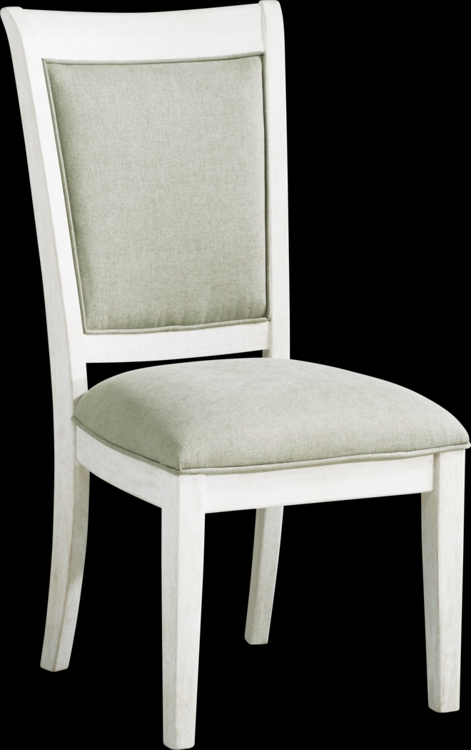 Cindy Crawford Home Golden Isles White Side Chair - Thumbnail - Image 1