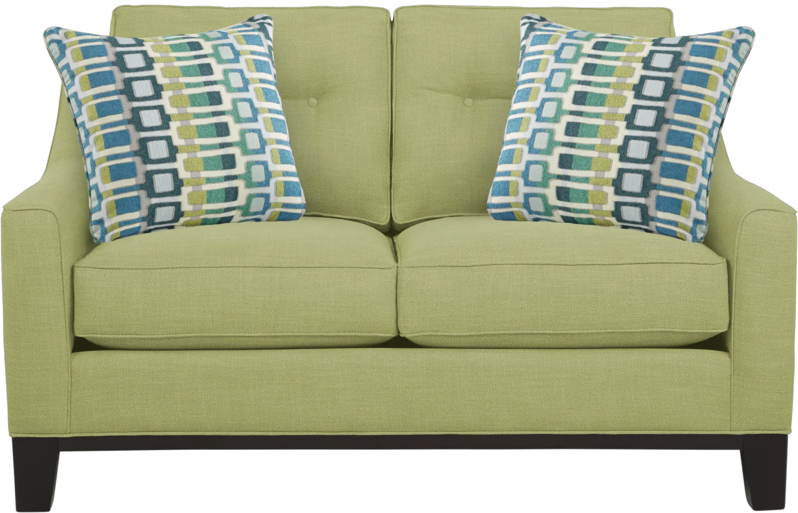 Cindy Crawford Home Gramercy Park Kiwi Loveseat - Thumbnail - Image 1