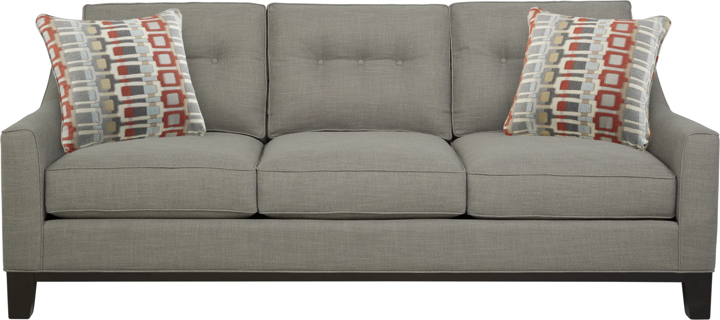 Cindy Crawford Home Gramercy Park Steel Sofa - Thumbnail - Image 1