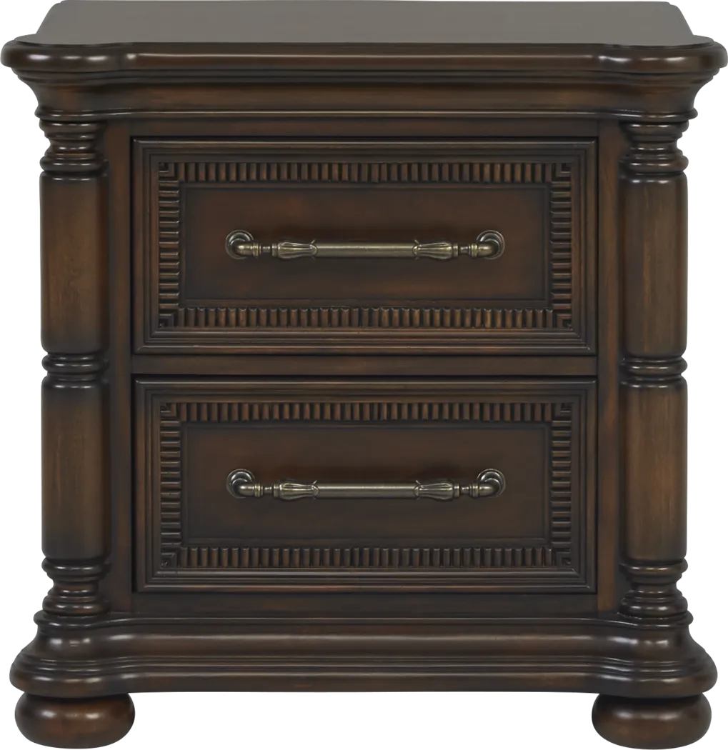 Cindy Crawford Home Grand Cayman Brown 8 Pc King Canopy Bedroom - Thumbnail - Image 6