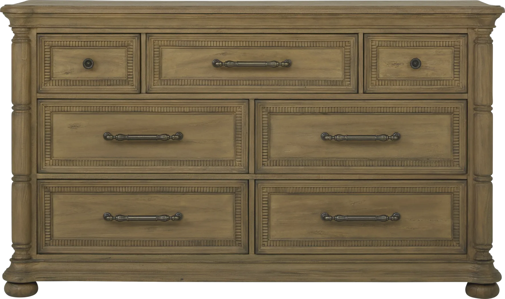 Cindy Crawford Home Grand Cayman Sandstone 5 Pc Queen Poster Bedroom - Thumbnail - Image 5