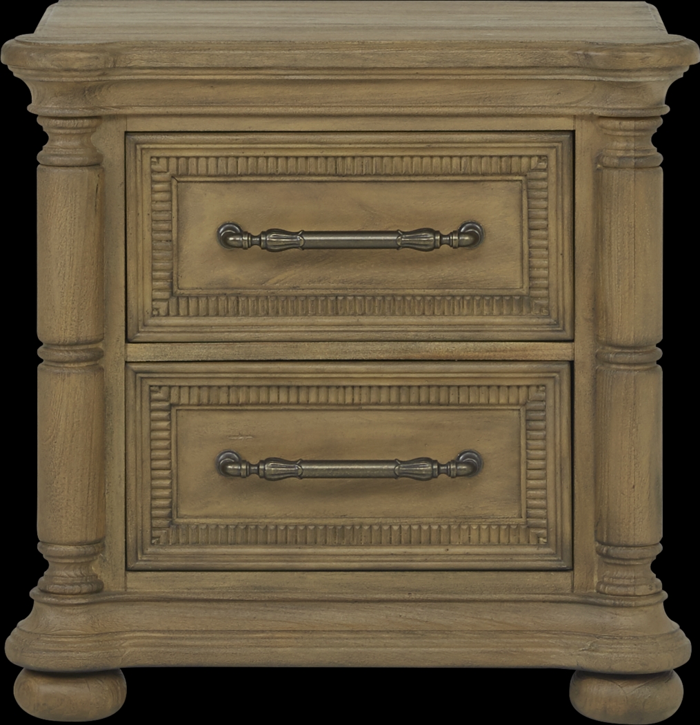 Cindy Crawford Home Grand Cayman Sandstone Nightstand - Thumbnail - Image 1