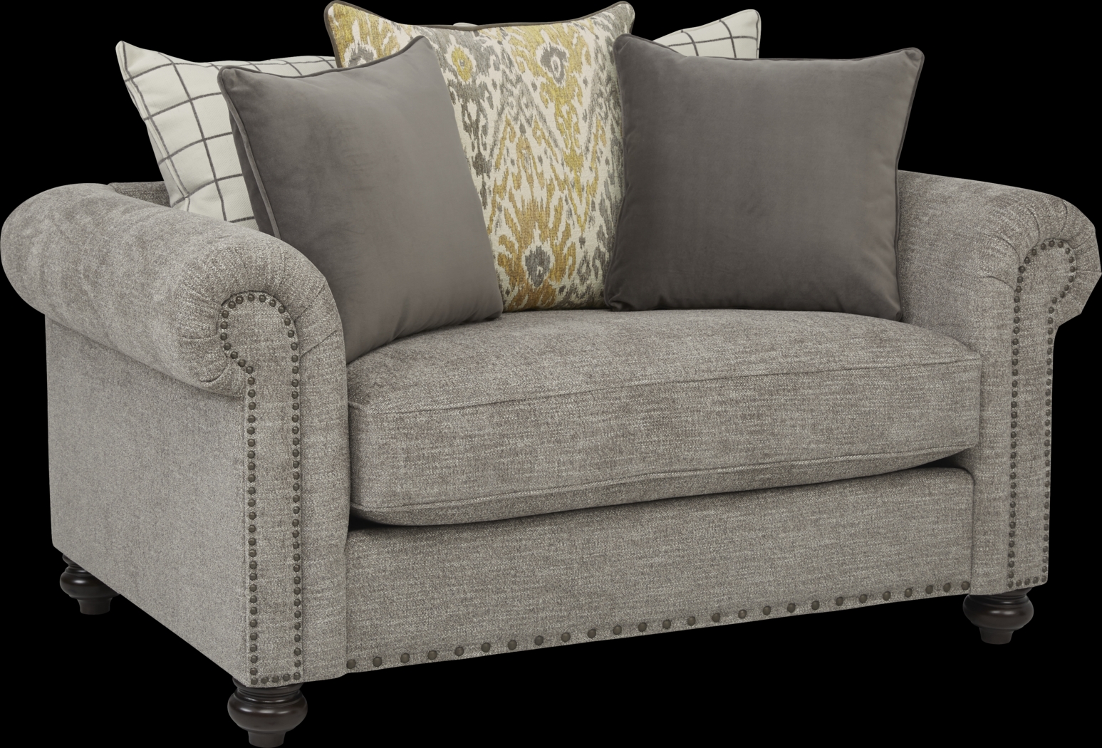 Cindy Crawford Home Greenwich Pointe Gray 8 Pc Living Room - Thumbnail - Image 11