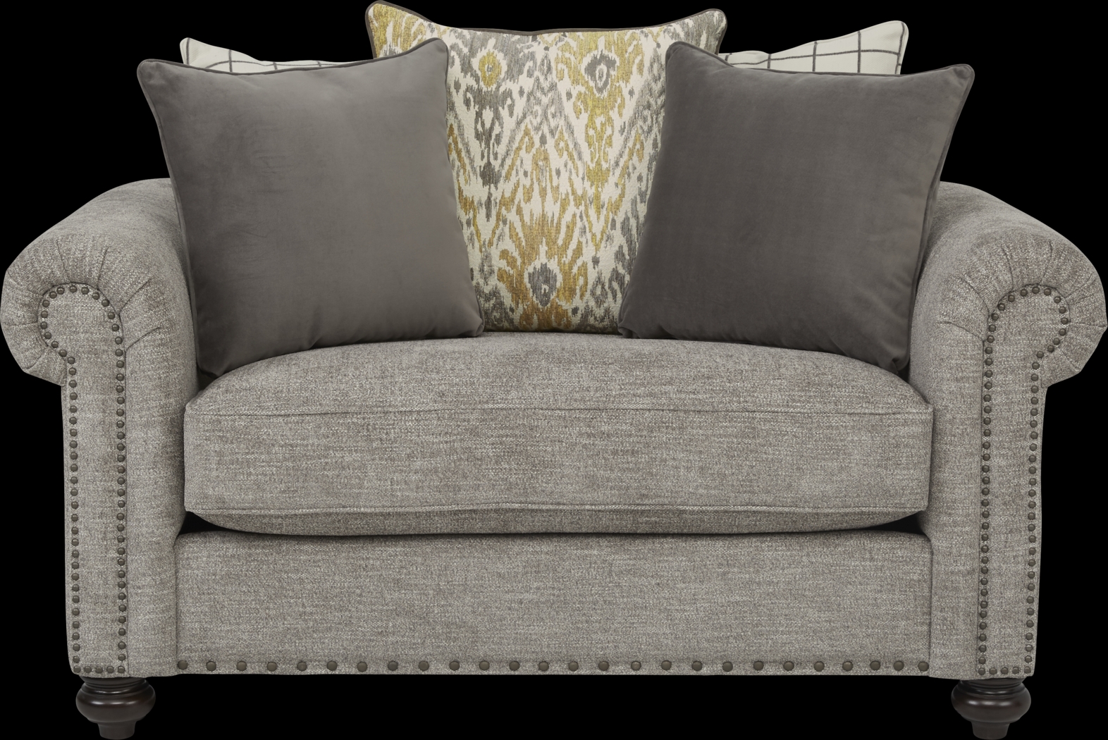 Cindy Crawford Home Greenwich Pointe Gray 8 Pc Living Room - Thumbnail - Image 10