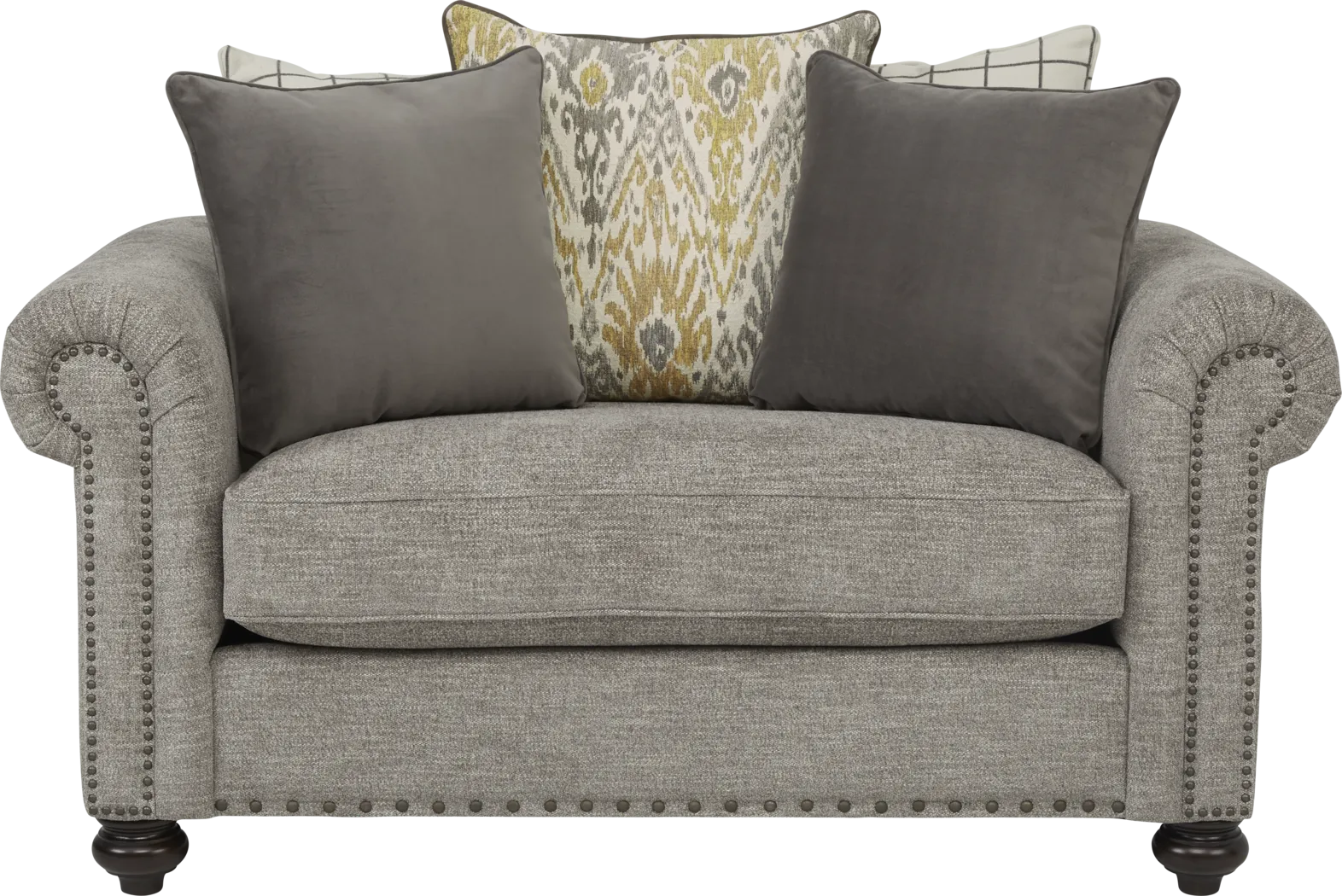 Cindy Crawford Home Greenwich Pointe Gray 8 Pc Living Room - Thumbnail - Image 9