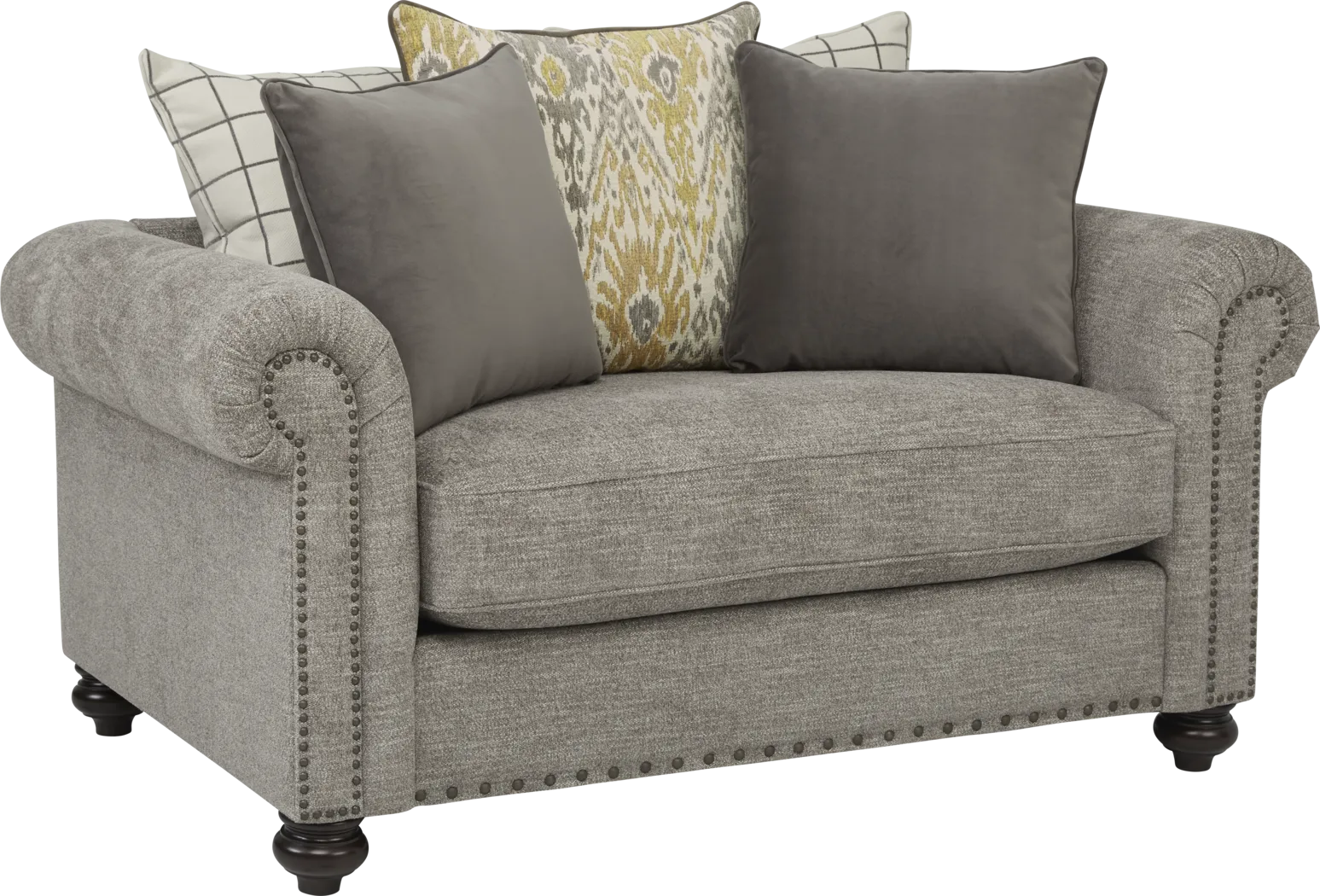 Cindy Crawford Home Greenwich Pointe Gray 8 Pc Living Room - Thumbnail - Image 8