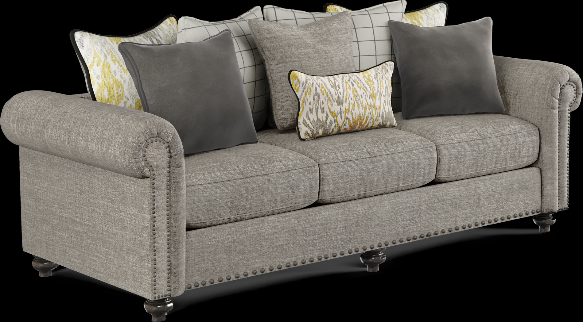 Cindy Crawford Home Greenwich Pointe Gray 8 Pc Living Room - Thumbnail - Image 3