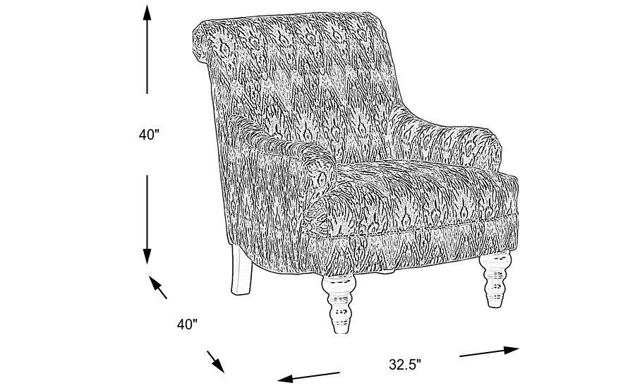 Dimension Image. Please refer to the Dimension Tab on this page for dimension details.