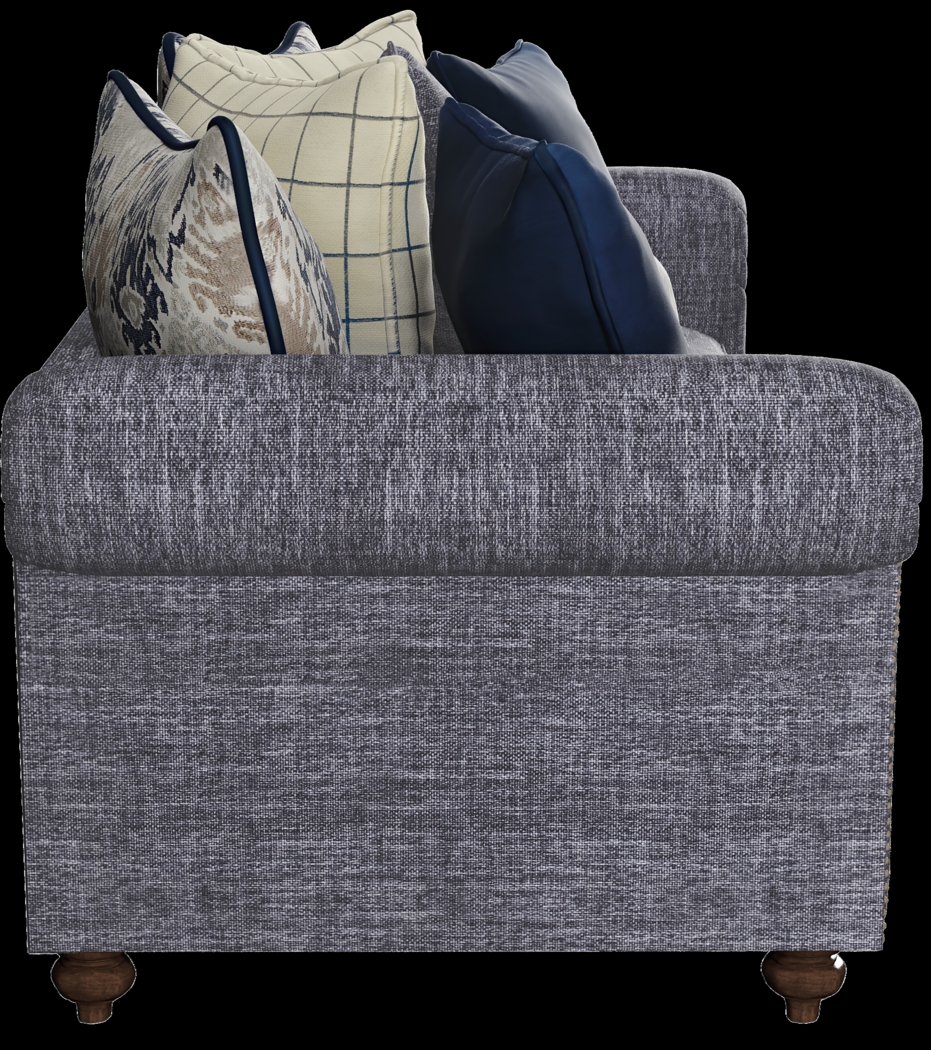 Cindy Crawford Home Greenwich Pointe Navy Gel Foam Sleeper - Thumbnail - Image 3