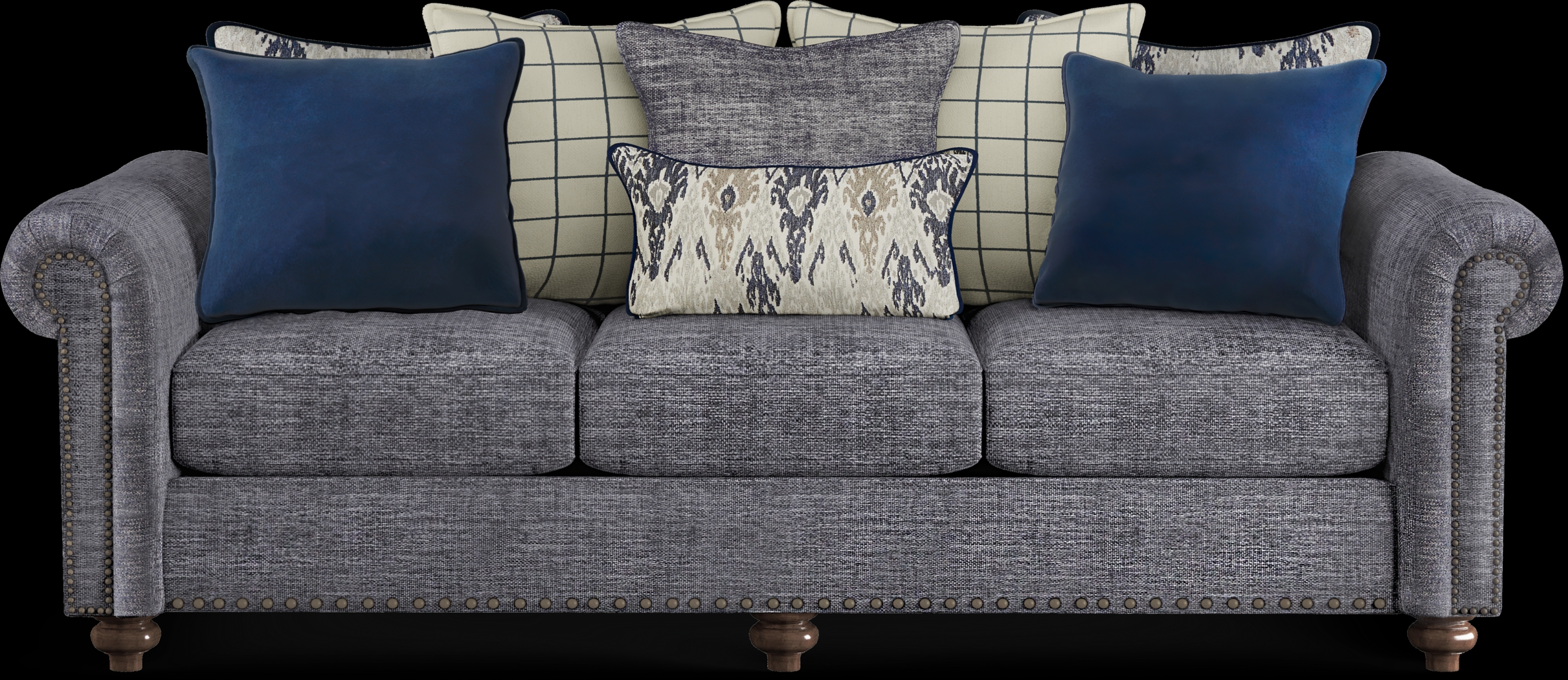 Cindy Crawford Home Greenwich Pointe Navy Gel Foam Sleeper - Thumbnail - Image 1