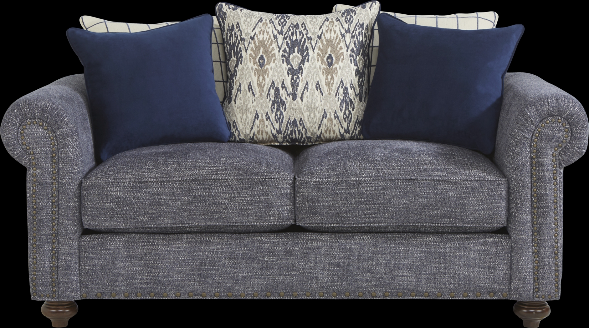 Cindy Crawford Home Greenwich Pointe Navy 5 Pc Living Room - Thumbnail - Image 5