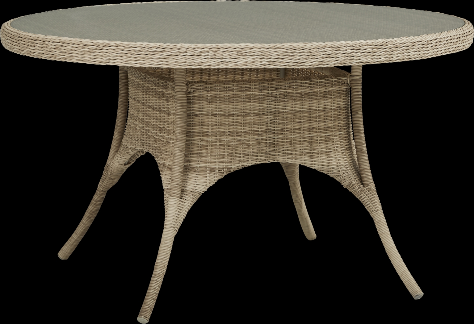 Cindy Crawford Home Hamptons Cove Gray 5 Pc Round Outdoor Dining Set with Pebble Cushions - Thumbnail - Image 2