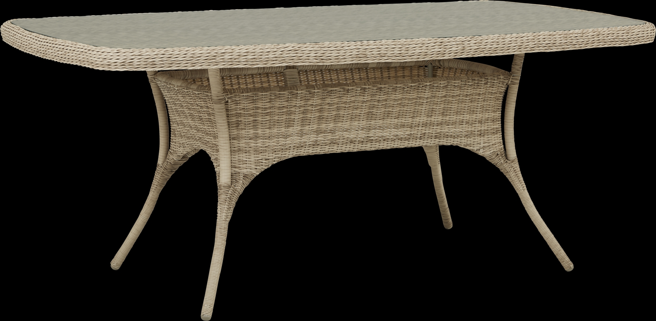 Hamptons Cove Gray 7 Pc Rectangle Outdoor Dining Set with Mist Cushions - Thumbnail - Image 2