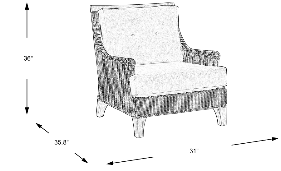 Dimension Image. Please refer to the Dimension Tab on this page for dimension details.